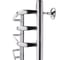 Электрический полотенцесушитель INDIGO Brace Lux electro 70/40 таймер, скр.монтаж, унив.подкл.R/L, полиров. LCBLE70-40Rt 8