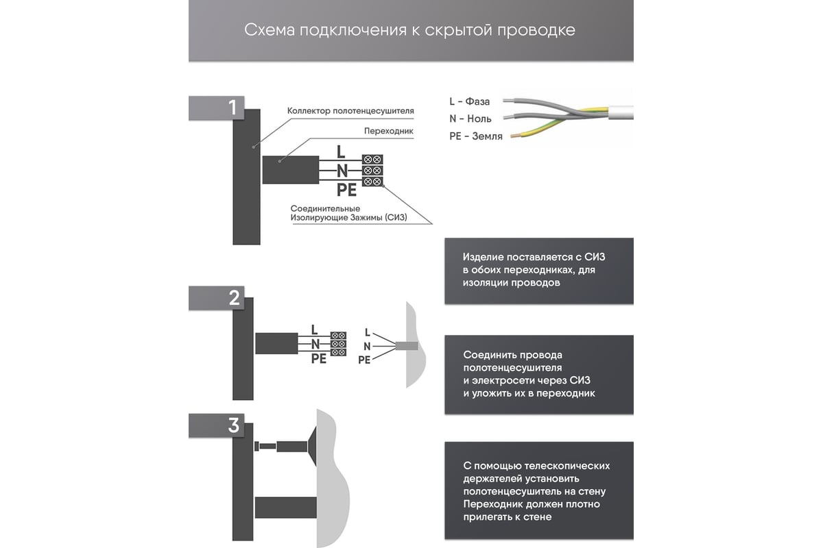 Электрический полотенцесушитель INDIGO Element б/п electro 70/40 таймер,  скр.монтаж, унив.подкл.R/L, черный муар LCEEPF70-40BRRt - выгодная цена,  отзывы, характеристики, фото - купить в Москве и РФ