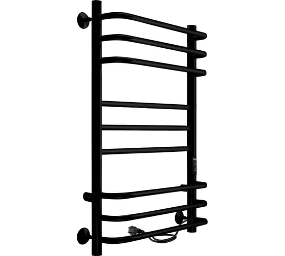 Электрический полотенцесушитель INDIGO Brace Euro Lux б/п electro 70/40 таймер, скр.монтаж, унив.подкл.R/L, черный муар LCBELE70-40BRRt
