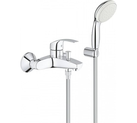 Смеситель для ванны GROHE 3330220A Eurosmart New с душевым набором, хром 00000062501