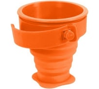 Складной стаканчик BRADEX силиконовый, оранжевый TK 0435