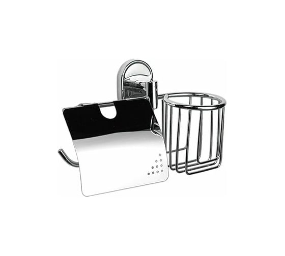 Держатель для освежителя и туалетной бумаги с крышкой Potato P2903-1