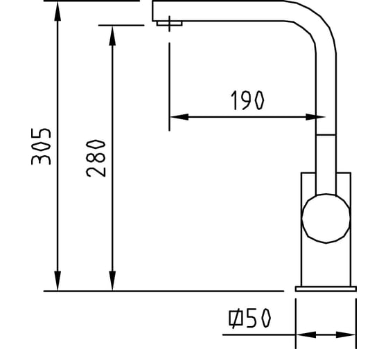 Смеситель для кухни Clever BIMINI 97046