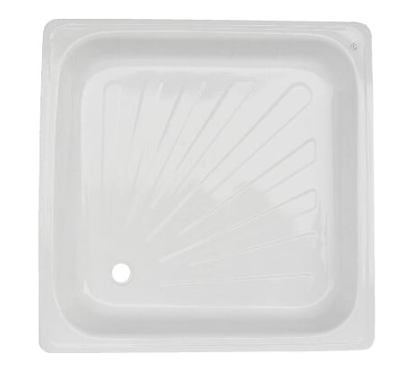 Стальной эмалированный поддон Donatony без сифона, квадратный 800х800х160 0202.322С1