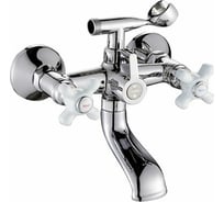 Смеситель Potato для ванны двуручный с поворотным изливом P3063