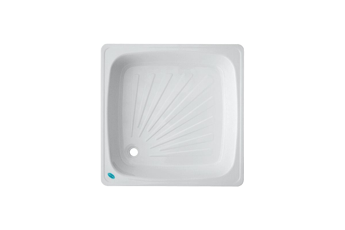 Стальной эмалированный поддон Laguna белый, квадратный 700х700 0203 ...