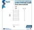 Электрический полотенцесушитель Teymi Modern П(3+4+3) 50x100, квадратный профиль, с таймером, черный матовый E90107 ЦБ-00268991 4