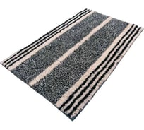 Коврик Аквалиния Стандарт серый в полоску, 50x80 см pr-26