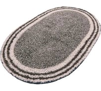 Коврик Аквалиния Стандарт овальный, коричневый, 50x80 см pr-13
