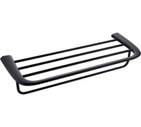 Полка для полотенец ABBER Nord черная матовая AA1554B