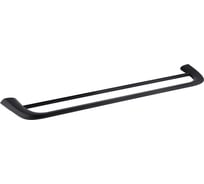 Полотенцедержатель ABBER Nord двойной, черный матовый AA1553B