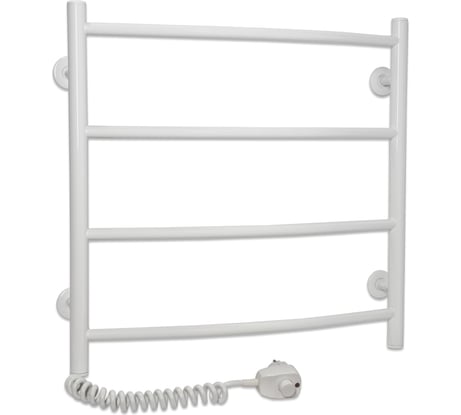 Полотенцесушитель Laris Классик ЧК П4 500/500 левый тэн белый 75201041