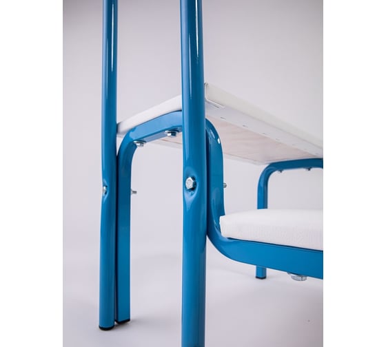 Ступени для ванной комнаты , с поручнем Belberg СТ-5 blue