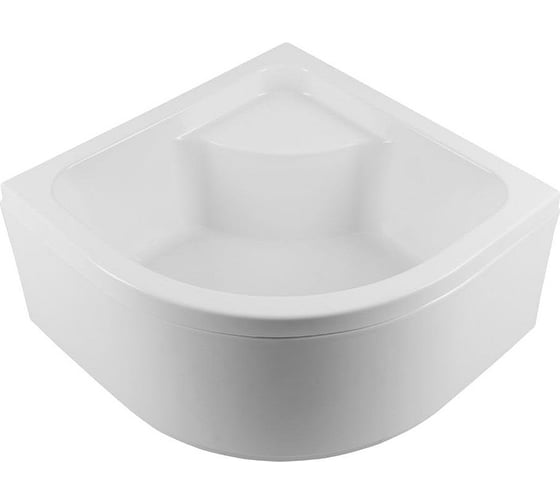 Акриловый поддон Aquanet OPTIMAL 1/4круга с сиденьем глубокий 90x90x48 293351 00293351