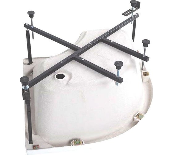 Акриловый поддон Aquanet OPTIMAL 1/4круга с сиденьем глубокий 90x90x48 293351 00293351
