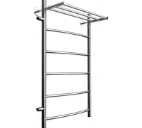 Полотенцесушитель ТЕМАРК Классика с полкой (КП-12) 600х1000, D32/18 мм (перекладина дугообразная, боковое подключение налево) 2185