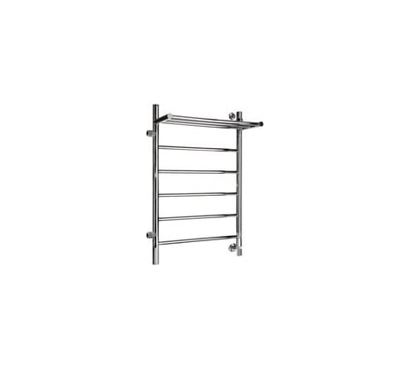 Полотенцесушитель ТЕМАРК Классика с полкой (КП-4) 500х800, D32/18 мм (перекладина прямая, боковое подключение направо) 29858