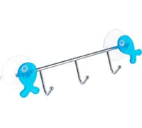 Планка SIBO Рыбка с 3-мя крючками, на присоске SI.WP3