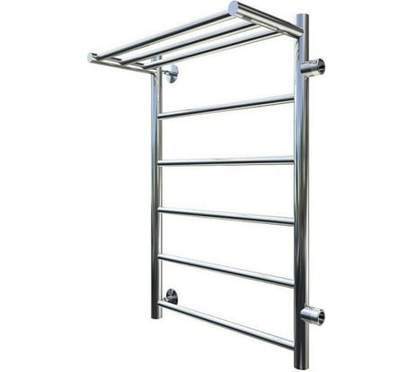 Полотенцесушитель ТЕМАРК Классика с полкой (КП-10) 600х800, D32 мм (боковое подключение направо) 00000030343