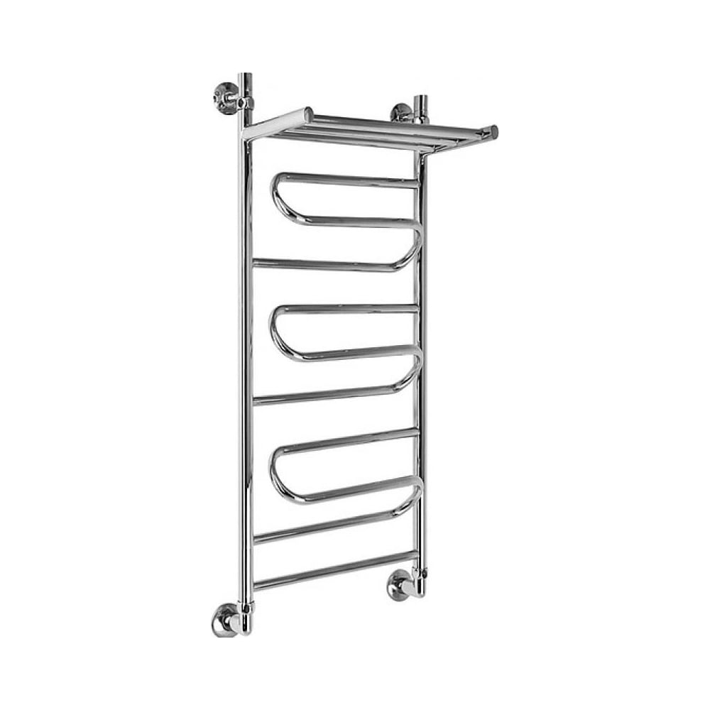 Полотенцесушитель ТЕМАРК Ю-1 500х500 мм, 2 перекладины с полкой 3337 ...