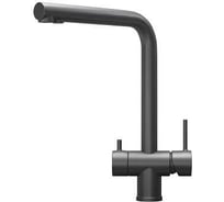 Смеситель для кухонной мойки GRANULA 7011, графит матовый