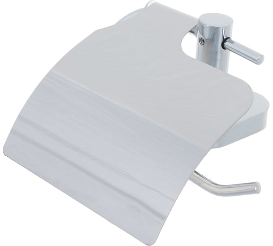 Держатель туалетной бумаги LOTTI FLORA с крышкой хром LT21309