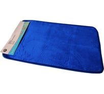 Коврик для ванной SIBO 40*60 см, синий, полиэстер, подложка ПВХ SI31040