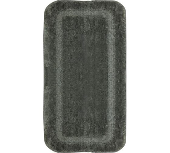Коврик для ванной SIBO 50*80 MULTISOFT, микрофибра плюш, ворс 20мм, серый SI31026 1