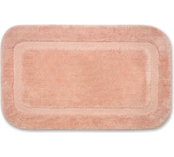 Коврик для ванной SIBO 50*80 MULTISOFT, микрофибра плюш, ворс 20мм, бежевый SI31024 1