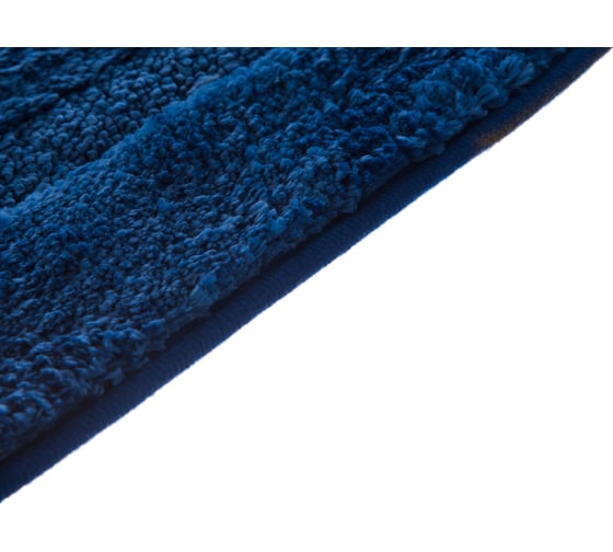 Коврик для туалета SIBO 45*55 MULTISOFT, микрофибра плюш, ворс 20мм, голубой SI31027