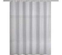 Шторка для ванной SIBO White Dots PEVA 180x180 см SI19057