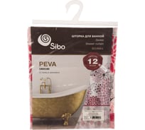 Шторка для ванной SIBO Bouquet PEVA 180x180 см SI19061