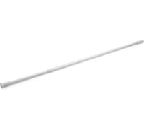 Карниз для ванной SIBO D22мм, 110-200 см, белый SI19009