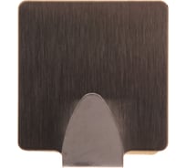 Крючки SIBO самоклеящиеся квадрат 2 шт., нержавейка SI48006