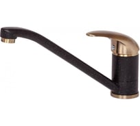 Смеситель Paulmark Holstein для кухни черный-бронза Ho211012-308BR