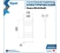 Полотенцесушитель электрический Teymi Modern П(3+3) 40x80, квадратный профиль, с таймером, черный матовый E90102 ЦБ-00268988 4