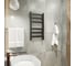 Полотенцесушитель электрический Teymi Modern П(3+3) 40x80, квадратный профиль, с таймером, черный матовый E90102 ЦБ-00268988 6