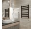 Электрический полотенцесушитель Teymi Modern П(3+3) 50x80, квадратный профиль, с таймером, черный матовый E90101 ЦБ-00268989 7
