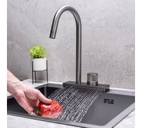 Смеситель для кухни РМС диаметр 35 SUS130PVD-017F