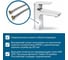 Смеситель для раковины Santek Марион хром 00085233 5