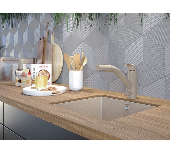 Смеситель для кухни Paulmark HESSEN песок He213017-302