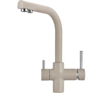 Смеситель Granula высокий с краном под питьевую воду антик GR-2015