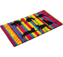 Коврик Vortex Кошки кокосовый ворс 15 мм 35х60 см на ПВХ основе 22425