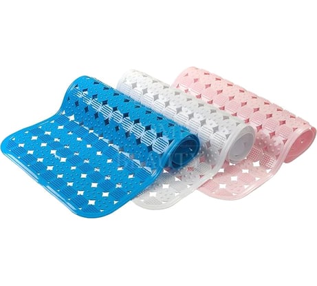 Прямоугольный коврик Vortex Массажный против скольжения 38х68 см 3 цвета в коробке 15047