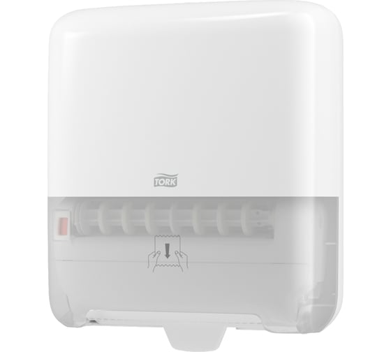 Диспенсер для полотенец в рулонах Tork Matic Elevation H1 белый 551000 12451
