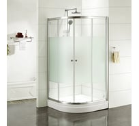 Дверки душевые IDDIS Mirro полукруглые шелк 100х100х185 см M50R101i23