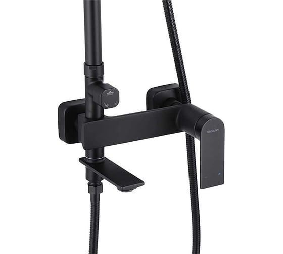 Душевая стойка со смесителем с коротким изливом OSGARD FENDI BLACK 68050 940000001318