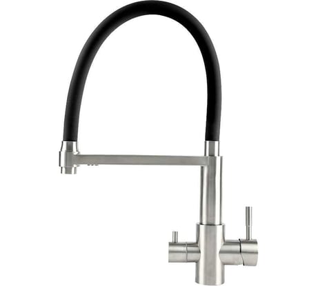 Смеситель для кухни с переключателем на питьевую воду с выделенным каналом, OSGARD RESA черный 88293 940000001196