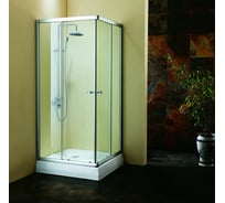 Дверки душевые IDDIS квадратные глянцевый хром TC90BL