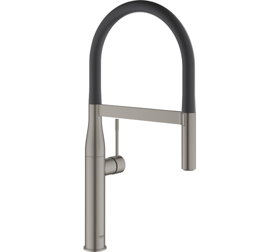 Смеситель для кухонной мойки Grohe Essence профессиональный, темный графит матовый 30294AL0 1